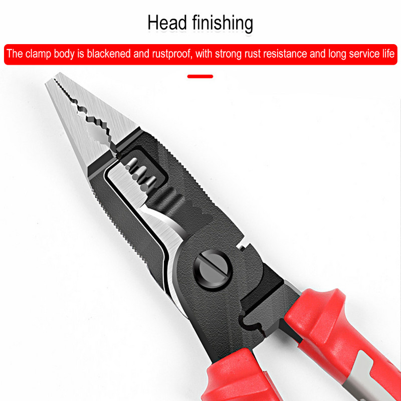 Višenamjenska dugačka kliješta Električarska kliješta 9 u 1 Kombinirana kliješta Kliješta za skidanje/prešanje Dijagonalna kliješta Ručni alati