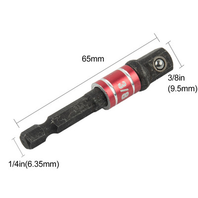 1 buc Adaptor priză de găurit șofer cu impact cu bară de extensie cu tijă hexagonală 1/4 3/8 1/2 dimensiune burghie cu cap pătrat cu tijă hexagonală