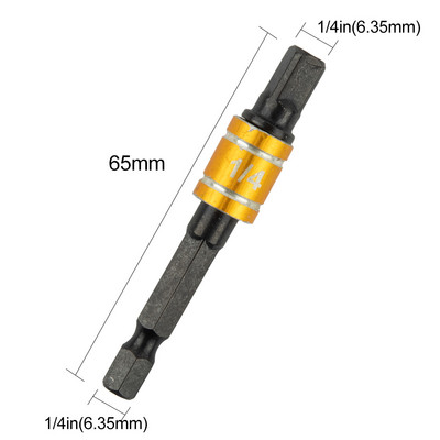 1 buc Adaptor priză de găurit șofer cu impact cu bară de extensie cu tijă hexagonală 1/4 3/8 1/2 dimensiune burghie cu cap pătrat cu tijă hexagonală