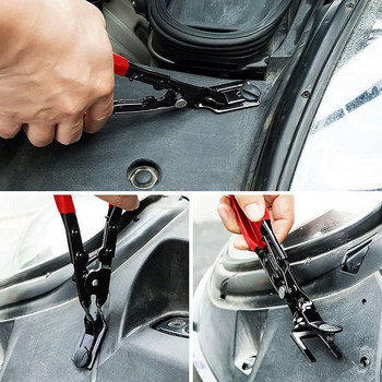 Εργαλείο τοποθέτησης επισκευής προβολέων αυτοκινήτου Πένσα αφαίρεσης κλιπ επένδυσης Van Panel Door Fascia Dash Upholstery Remover