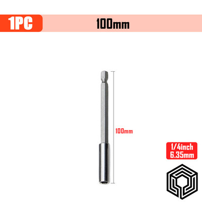 Csavarhúzó készlet Hatszögletű szárú gyorskioldó precíziós mágneses bitek tartó Állítható hosszabbítórúd elektromos fúró tartozékok