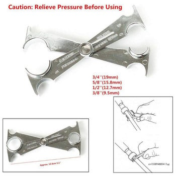 Ключ за премахване Кондициониращ тръбопровод Горивопровод Разединител Инструмент за освобождаване на пружина Автоматична кола 3/4\'\' 5/8\'\' 1/2\'\' 3/8\'\'