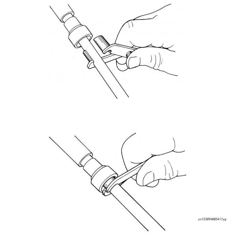 Eemaldamine Mutrivõti Konditsioneerimisvoolik Kütusetoru lahtiühendamine Vedruvabastustööriist Automaatne auto 3/4`` 5/8`` 1/2`` 3/8``