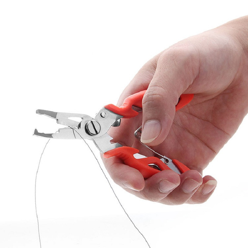 Kampinio kabliuko nuėmiklis Split Ring Atidarymo reikmenys Kontrolė Fisherman Fish Reply muselė Line Wire Multi Tool masalo masalas Cutter Braid žirklės