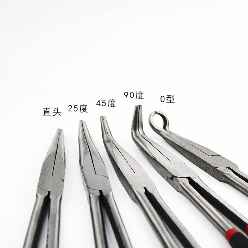 Többfunkciós 1db horgászfogó görbe egyenes, hosszú nyelű szénacél megfogó