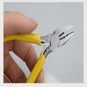 Мини пилери 5 инча могат да се използват за ръчно изработени бижута Направи си сам Изолиран нож за затягане за оголване на кабели за кримпване Резачи за кабели
