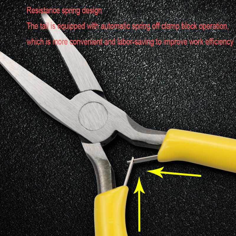 5 collu mini pīlētājus var izmantot ar rokām darinātiem rotaslietu izolētiem griezējiem, nospiešanas sloksnēm, stiepļu presēšanas kabeļu griezējiem