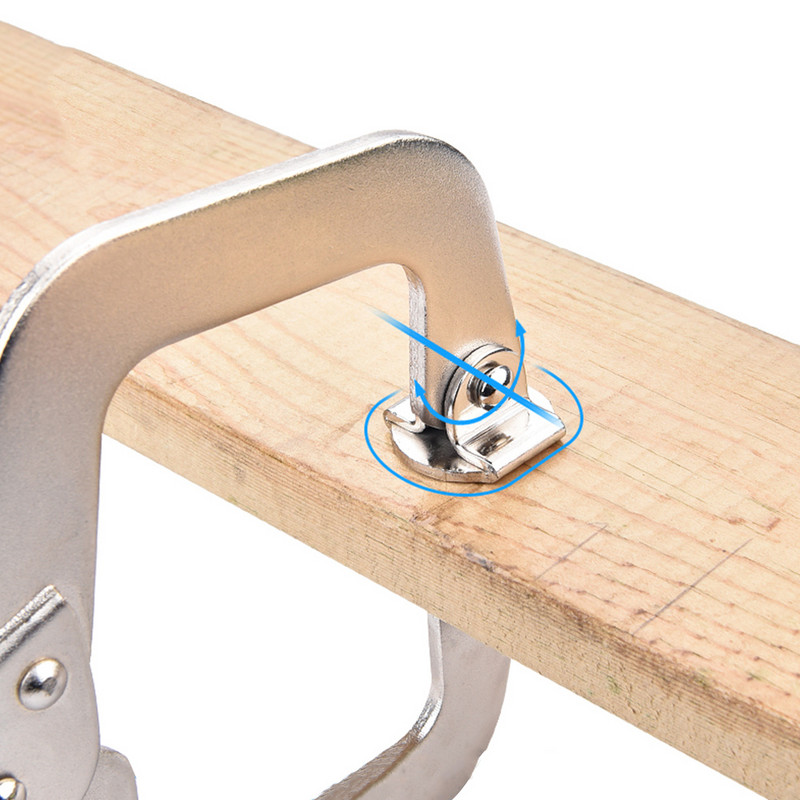 Clește de fixare cu clemă NICEYARD C Oțel aliat pentru lucru în lemn Clip de sudură pentru lemn pentru clește, locator pentru tenon, tampon pentru instrumente de mână