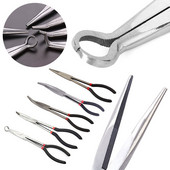 Rozsdamentesítő többszerszámos kéziszerszámok O-típusú kéziszerszámkészlet Kacsacsőrű fogó, hosszú orrú fogó hardver