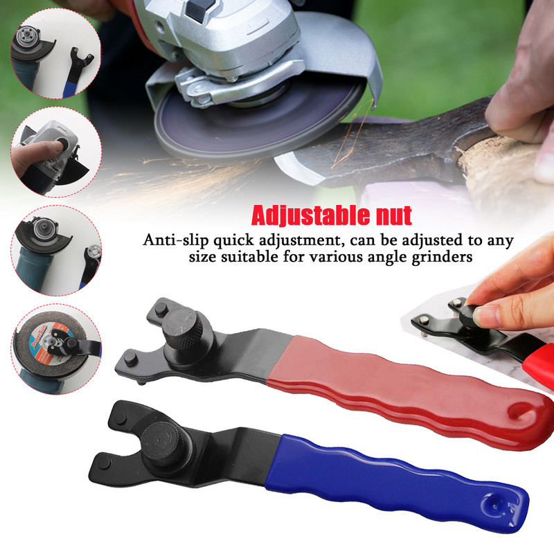 Reguleeritav nurklihvija võtmetihvti mutrivõtme jaoks lõikemasina mutrivõti kodune remonditööriist Elektrilised käsitööriistad tarvikud kõvasulamist