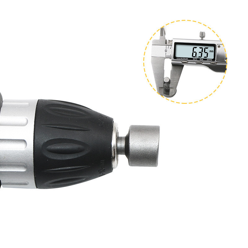 9 bucăți/set cheie 1/4" șurub set de instrumente de șurub metric, adaptor burghiu 5 până la 13 mm, piuliță hexagonală cu tijă hexagonală