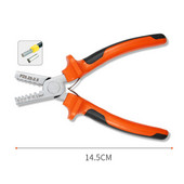 Rokas rīks Pz 0,25-2,5 Gofrēšanas spailes vadu savienotāji Gredzenis Crimper Plier Gofrēšanas oranžs