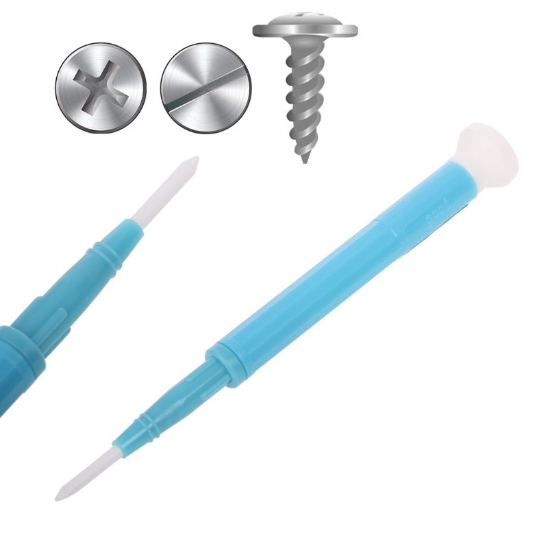 Șurubelniță ceramică de reglare a frecvenței de bricolaj Anti-statică non-conductivă nemagnetică Șurubelniță cu crestat Instrument manual de reparare