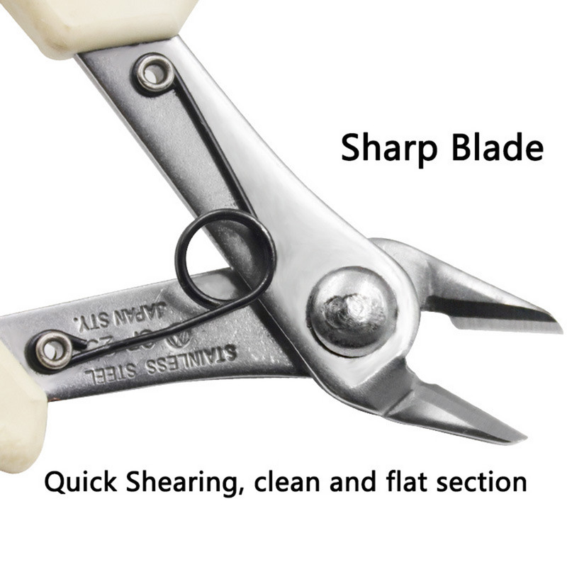 1 KOM Kliješta s oštrom oštricom Čelična profesionalna kliješta Alati za popravak nakita Izrada Ribolov