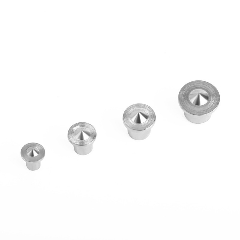 4 ΤΕΜ/Σετ Στρογγυλή κούτσουρα καρφίτσας Positioner Sockets Ξυλουργική πάνελ επίπλων DIY Locator