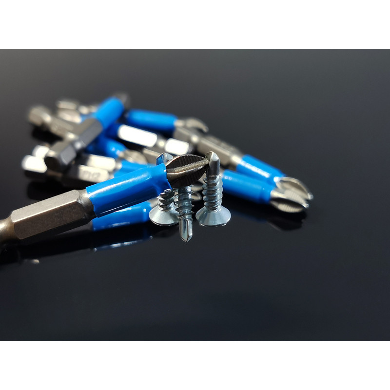 50 mm neslīdoši Philips/šķērsskrūvgrieža urbji Magnētiski 1/4 collas sešstūra kāta S2 elektrisko rokas instrumentu komplekts PZ PH