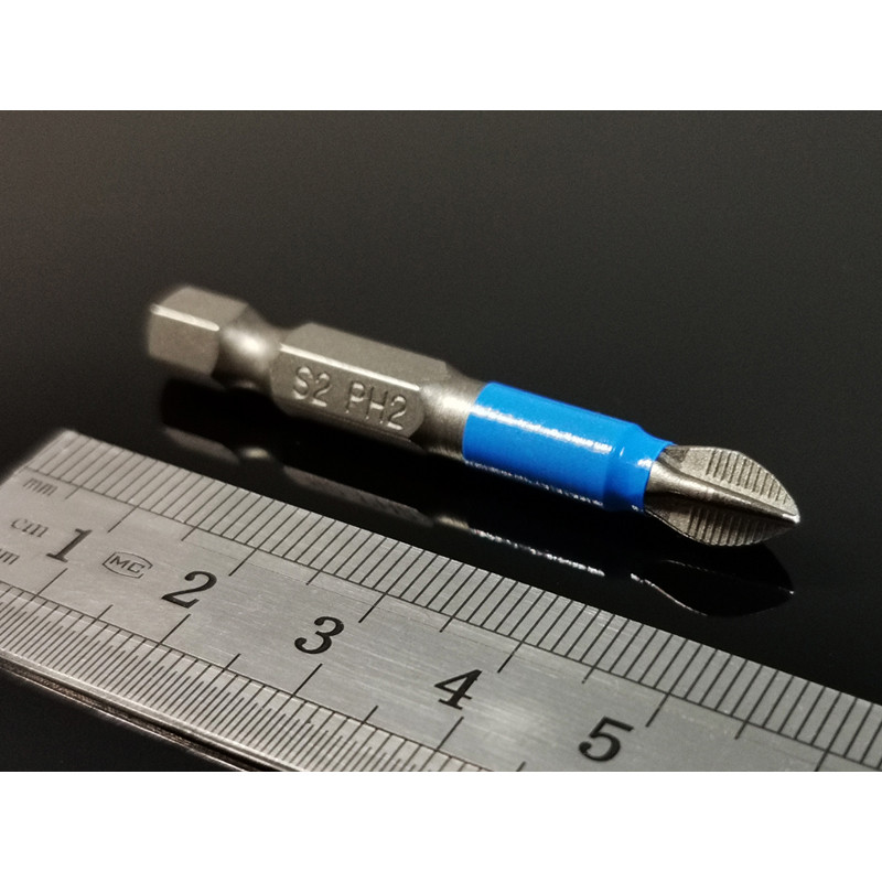 50 mm neslīdoši Philips/šķērsskrūvgrieža urbji Magnētiski 1/4 collas sešstūra kāta S2 elektrisko rokas instrumentu komplekts PZ PH