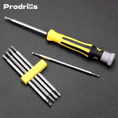 12 viename magnetinis atsuktuvas Apsaugos nuo klastojimo apsaugotas grąžtas penkiakampis Torx atsuktuvo antgaliai plokščiagalviai rankiniai įrankiai