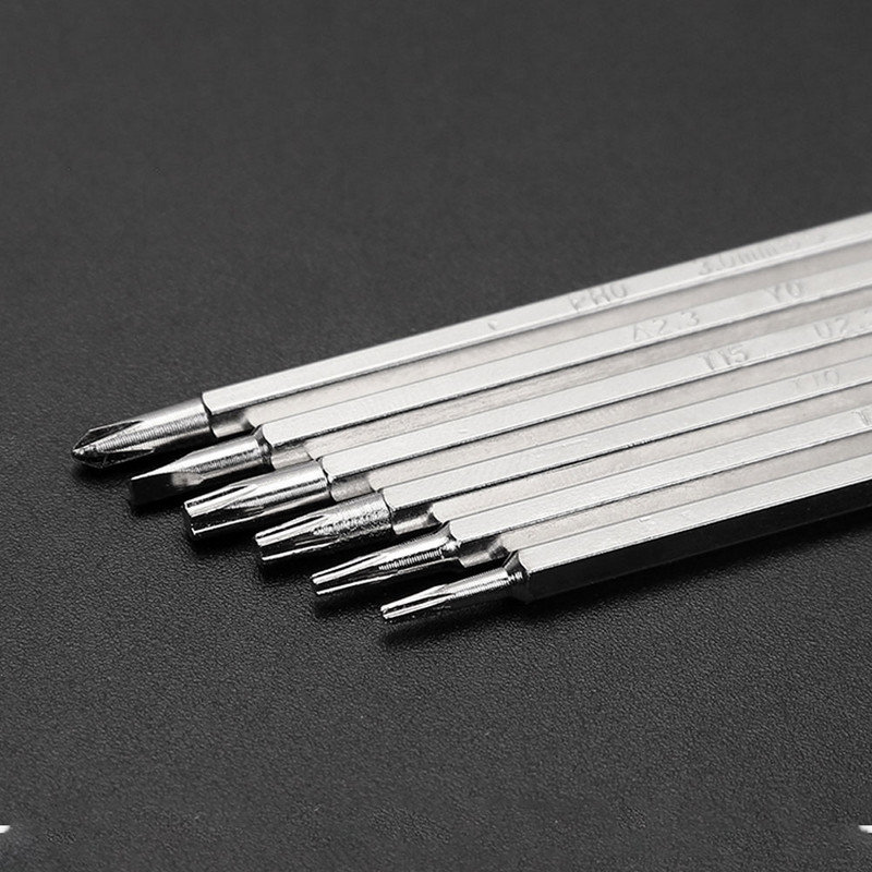 Șurubelniță magnetică 12 în 1 Burghie de șurubelniță Torx pentagonale de securitate inviolabile Unelte de mână cu cap plat