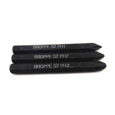 HOEN 3PCS Ударна кръстосана кръстата отвертка Hex Heavy Duty Електрическа магнитна отвертка Комплект накрайници 8mm опашка отвертка 80mm