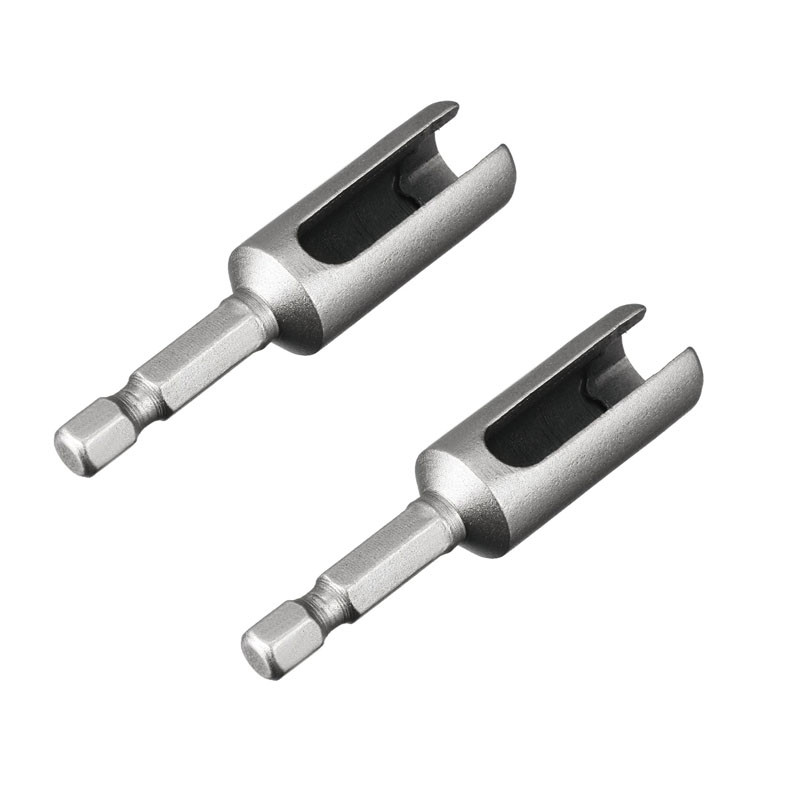 2db 8 mm-es 10 mm-es 12 mm-es 14 mm-es 17 mm-es 19 mm-es anyacsavarozó, 1/4"-os, gyorsan cserélhető hatlapú, hornyolt fúrószárú, 2,5 hüvelykes hosszúságú csavarkulcs