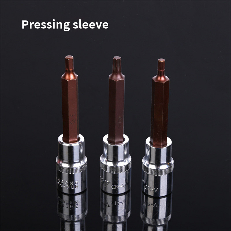 Piedziņas uzgriežņu atslēga Nodilumizturīgs sešstūra sprūdrata skrūvgrieža uzgaļi H8 piedziņas sešstūra uzgaļi ligzdas rokas instruments 99mm H6 0 13kg