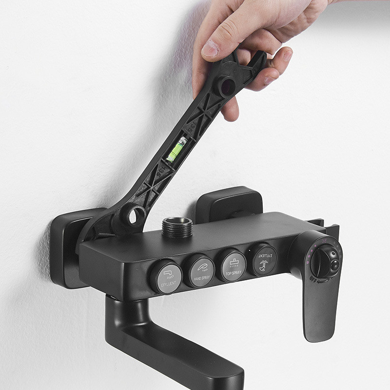 Multifunktsionaalne kahepealine mutrivõti Plastmaterjal Peen töötlus, vesiloodiga Käsitsitööriist Sanitaartehnilised Tööriistad Kraanivõti Repa