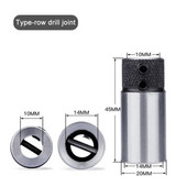 Famegmunkáló fúró sor kereszthüvely bilincs kereszt típusú fúrópersely talp fa fúrófejhez fúrótorony befogó tokmányhoz