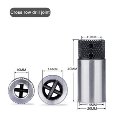 Famegmunkáló fúró sor kereszthüvely bilincs kereszt típusú fúrópersely talp fa fúrófejhez fúrótorony befogó tokmányhoz