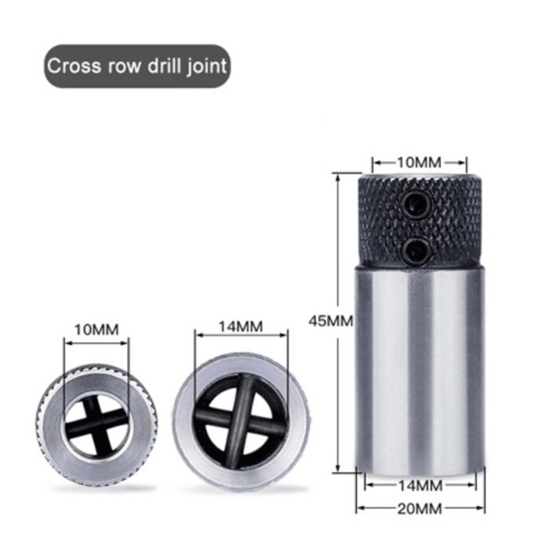 Famegmunkáló fúró sor kereszthüvely bilincs kereszt típusú fúrópersely talp fa fúrófejhez fúrótorony befogó tokmányhoz