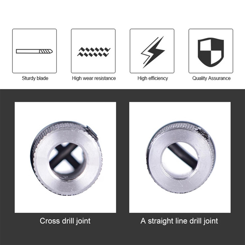 Famegmunkáló fúró sor kereszthüvely bilincs kereszt típusú fúrópersely talp fa fúrófejhez fúrótorony befogó tokmányhoz