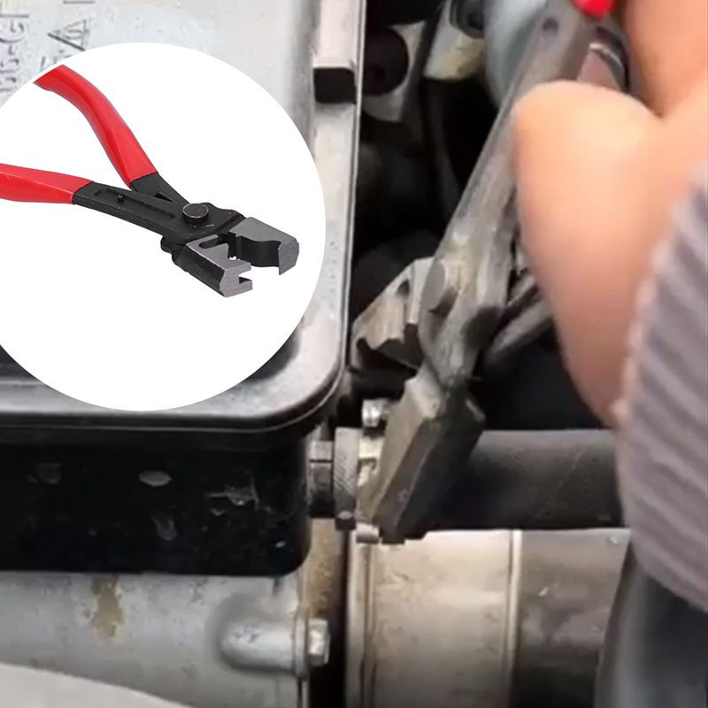 1 tk auto vooliku õlivooliku pressimistang R-tüüpi krae voolikuklambri klamber tangid veetoru klamber nihver auto remondi käsitööriist