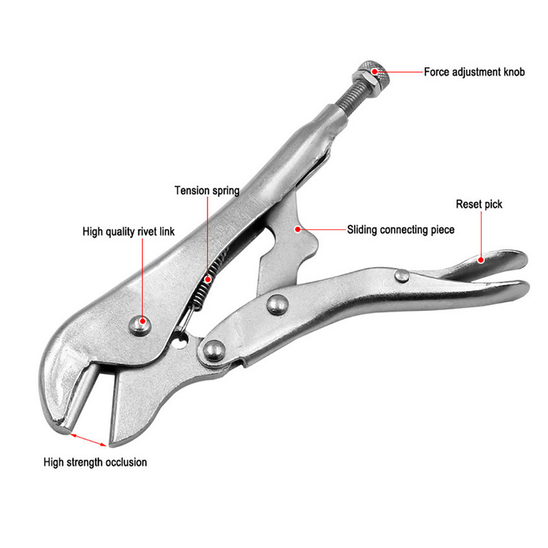 Multitool 0-7mm fémcső sárgaréz tömítőfogók tömítőfogók csőbilincs 45 acél tömítőfogó szerszámok rézcső szerszám krimpelés