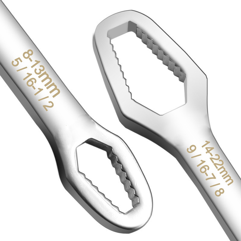 8-22 mm universālā Torx uzgriežņu atslēga Pašpievelkošas regulējamas brilles Uzgriežņu atslēgas dēlis Divgalvu Torx uzgriežņu atslēga Rokas instrumenti Abi gali 270 mm