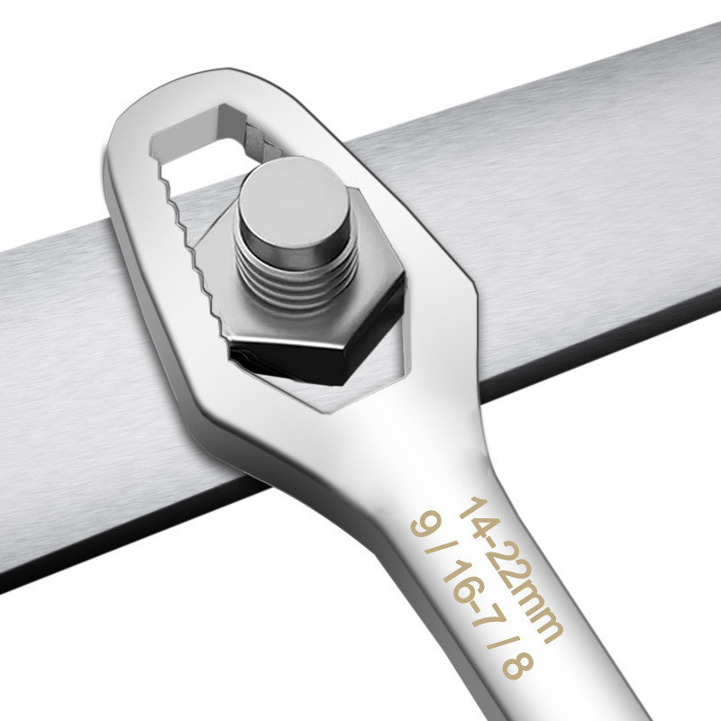 8-22 mm universālā Torx uzgriežņu atslēga Pašpievelkošas regulējamas brilles Uzgriežņu atslēgas dēlis Divgalvu Torx uzgriežņu atslēga Rokas instrumenti Abi gali 270 mm