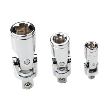 1/4 3/8 1/2 Chrome Vanadium Steel Sleeve Adapter Converter Socket Drive Pocket Wrench Adapter Wrench-sleeve Joint Converter Hand Tools