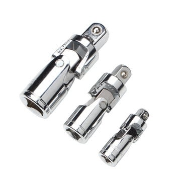 1/4 3/8 1/2 Chrome Vanadium Steel Sleeve Adapter Converter Socket Drive Pocket Wrench Adapter Wrench-sleeve Joint Converter Hand Tools