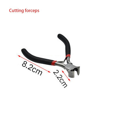 Mini clesti DIY Set Instrumente de fabricare a bijuterii Cleste de taiere diagonala/capete Indoit/lung/rotund/plat/Cleste cu nas Instrument de bijuterii