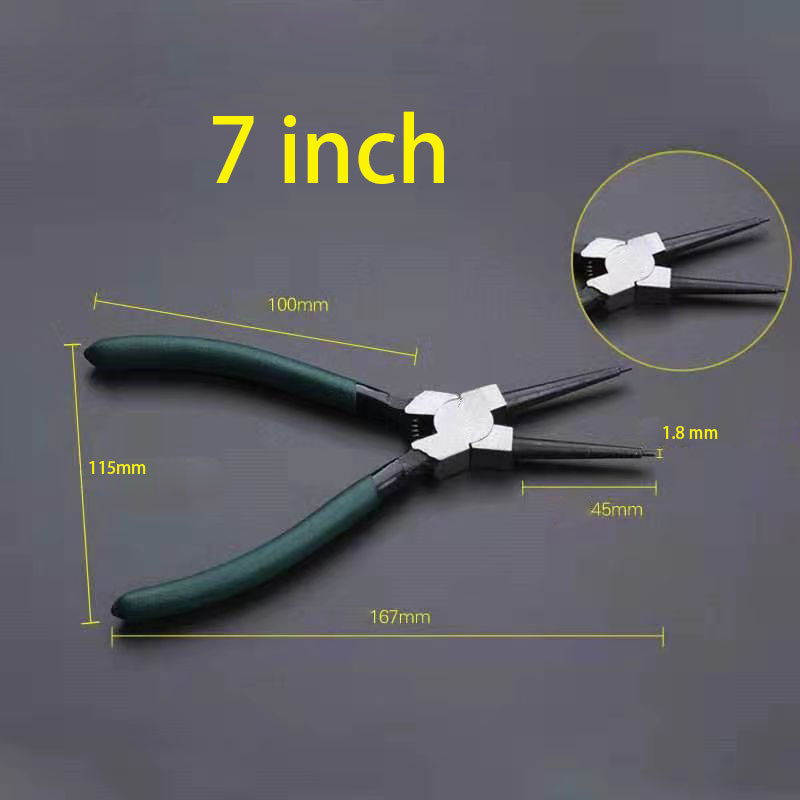 7 colių vidinės išorinės replės, laikančiosios gnybtai Daugiafunkcinės užsegamos žiedinės apkabos replės, skirtos rankinių įrankių profesionaliems įrankiams