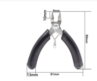 Mini Tangid Diagonaalsed Tangid Ümmargused painutatud nõela ninalõikur Käsitöö helmestega isoleeritud tangid isetegemise jaoks väikesed ehted tangid Tööriistad