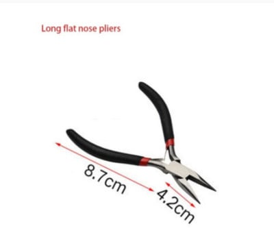 Mini Tangid Diagonaalsed Tangid Ümmargused painutatud nõela ninalõikur Käsitöö helmestega isoleeritud tangid isetegemise jaoks väikesed ehted tangid Tööriistad