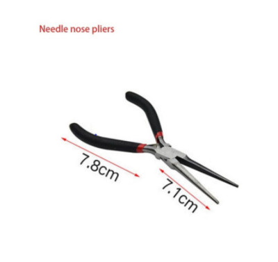 Mini Tangid Diagonaalsed Tangid Ümmargused painutatud nõela ninalõikur Käsitöö helmestega isoleeritud tangid isetegemise jaoks väikesed ehted tangid Tööriistad