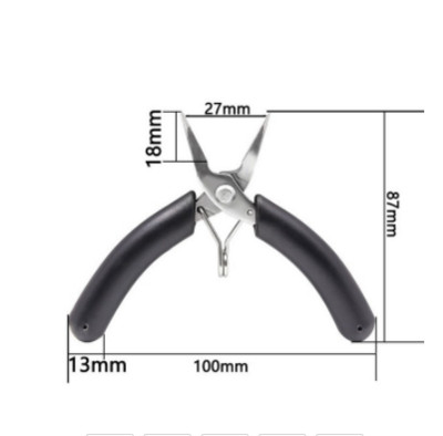 Mini Tangid Diagonaalsed Tangid Ümmargused painutatud nõela ninalõikur Käsitöö helmestega isoleeritud tangid isetegemise jaoks väikesed ehted tangid Tööriistad