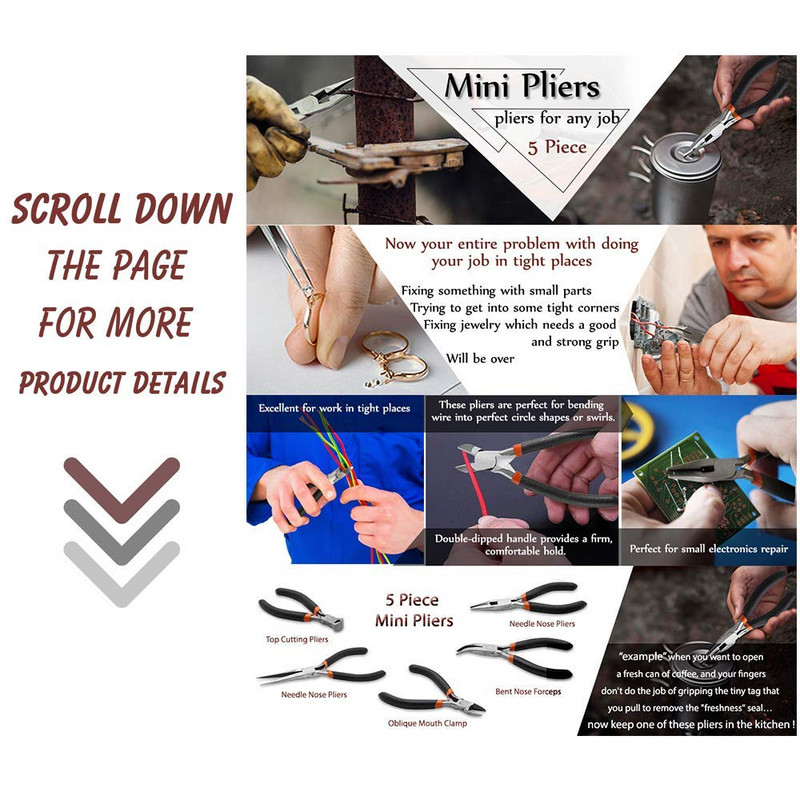 Mini Tangid Diagonaalsed Tangid Ümmargused painutatud nõela ninalõikur Käsitöö helmestega isoleeritud tangid isetegemise jaoks väikesed ehted tangid Tööriistad