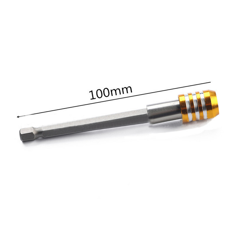 3 vnt nerūdijančio plieno magnetinės jungties savaime užsifiksuojantis stulpelio ilgintuvas 60-100-150 mm šešiakampis kotas 1/4 patvarus elektrinis įrankis