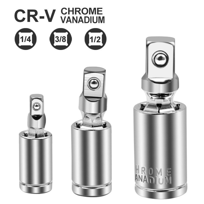 Elektrinis gręžimo lizdo adapteris smūginiam suktuvui su šešiakampiu kotu ir kvadratiniu lizdu grąžtai, pasukami ilgintuvai 1/4" 3/8" 1/2"