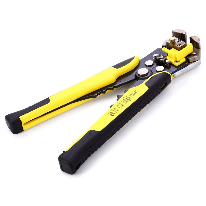 Stiepļu noņemšanas spailes knaibles Kabeļu griezējs Automātiskā gofrēšana Daudzfunkcionāli lobīšanas instrumenti AWG10-24/0,2-6mm2