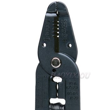 Pro\'skit 8PK-3163 7 в 1 Мултифункционални клещи за кримпване, оголващи кабели, нож за оголване, щипка за AWG 30, 28, 26, 24, 22
