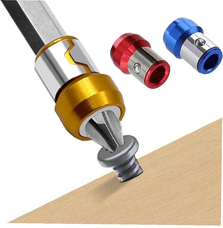 Magnētiskā uzgaļu turētāja sakausējums Elektriskais magnētiskais gredzens 1/4`` Skrūvgrieža uzgaļa galva Spēcīgs neslīdošs magnēta gredzens Phillip bitu magnetizatoram