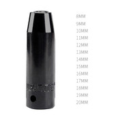 Κεφαλή κλειδιού εξαγωνικής υποδοχής 1/2 ιντσών 8-20 mm Τρυπάνι κλειδιού καστάνιας βαθιάς πρόσκρουσης